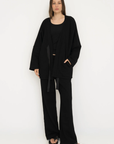 French Terry Wide Leg Pants