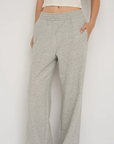 French Terry Wide Leg Pants