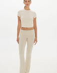 Carly Baby Tee - Cream