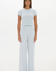 Carly Baby Tee - Pale Azure