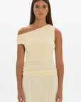 Chloe Off Shoulder Top - Butter