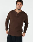 Como Henley Top - Espresso