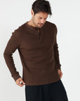 Como Henley Top - Espresso