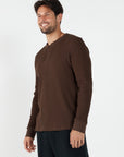 Como Henley Top - Espresso