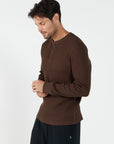 Como Henley Top - Espresso