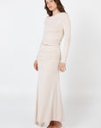 Como Maxi Skirt - Beige