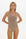 Loose the label Cross Back Tank Bodysuit Taupe