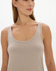 La Palma Lounge Tank Top - Taupe