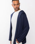 Lounge Open Hoodie - Midnight Navy