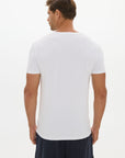 Fitted V-Neck T-Shirt - White