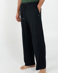 Pantalon long à cordon de serrage - Noir