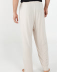 Pantalon long à cordon de serrage - Beige