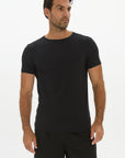 Fitted Crewneck T-Shirt - Black