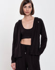Open Hoodie - Black