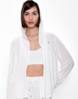 Open Hoodie - White