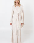 Robe longue ample - Beige