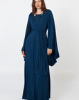 Long Loose Robe - Navy