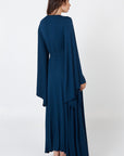 Long Loose Robe - Navy