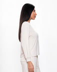 Chemise à manches longues - Beige