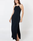 Robe longue à enfiler - Noir