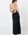 Robe longue à enfiler - Noir