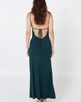 Robe longue nuisette - Vert forêt