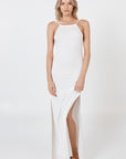 Robe longue nuisette - Blanche
