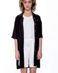 Chemise ouverte - Noir