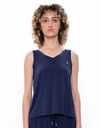V-Neck Tank Top - Navy