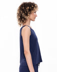 V-Neck Tank Top - Navy