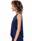 V-Neck Tank Top - Navy