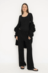 French Terry Wide Leg Pants