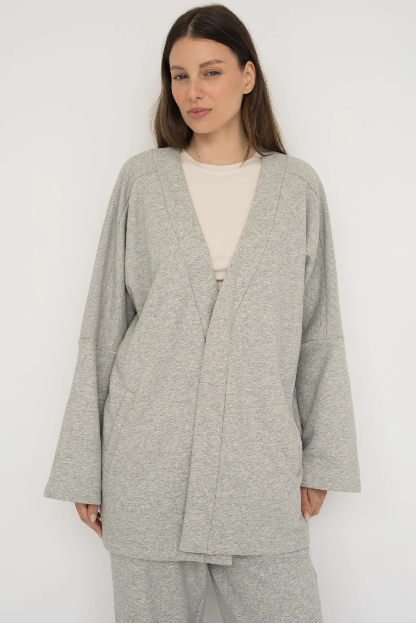 French Terry Robe Jacket – AOCO