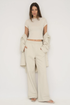 French Terry Wide Leg Pants