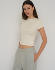 French Terry Wide Leg Pants