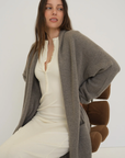 Cashmere Wool Blend Cardigan