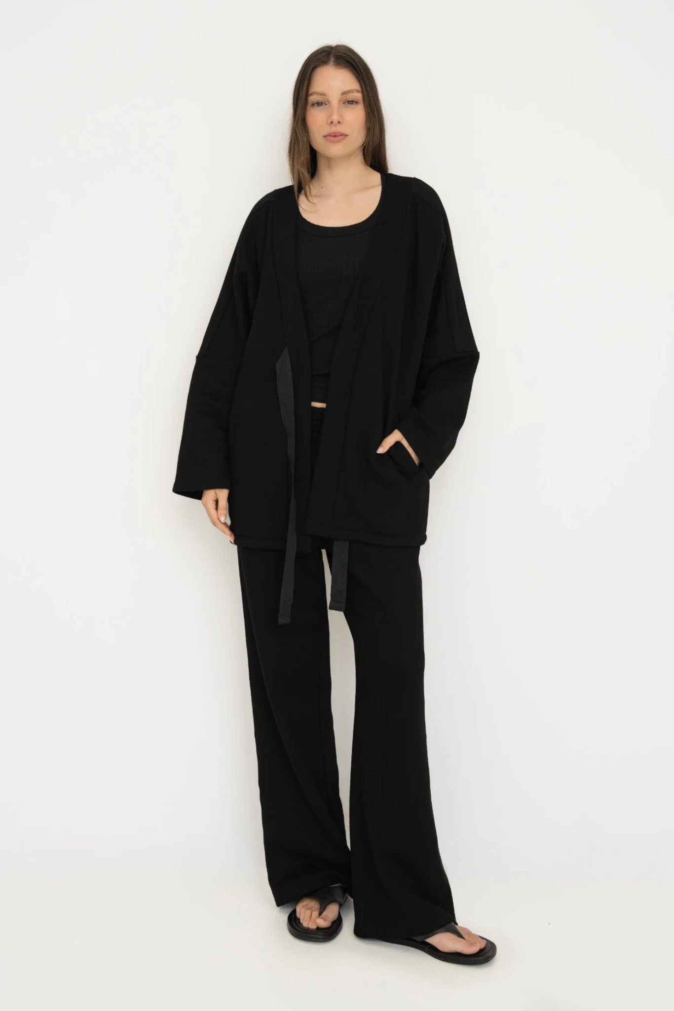 French Terry Robe Jacket – AOCO