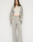 French Terry Wide Leg Pants