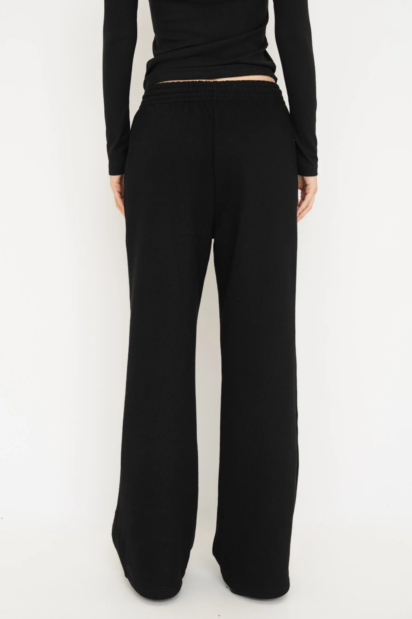 French Terry Wide Leg Pants