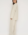 French Terry Wide Leg Pants