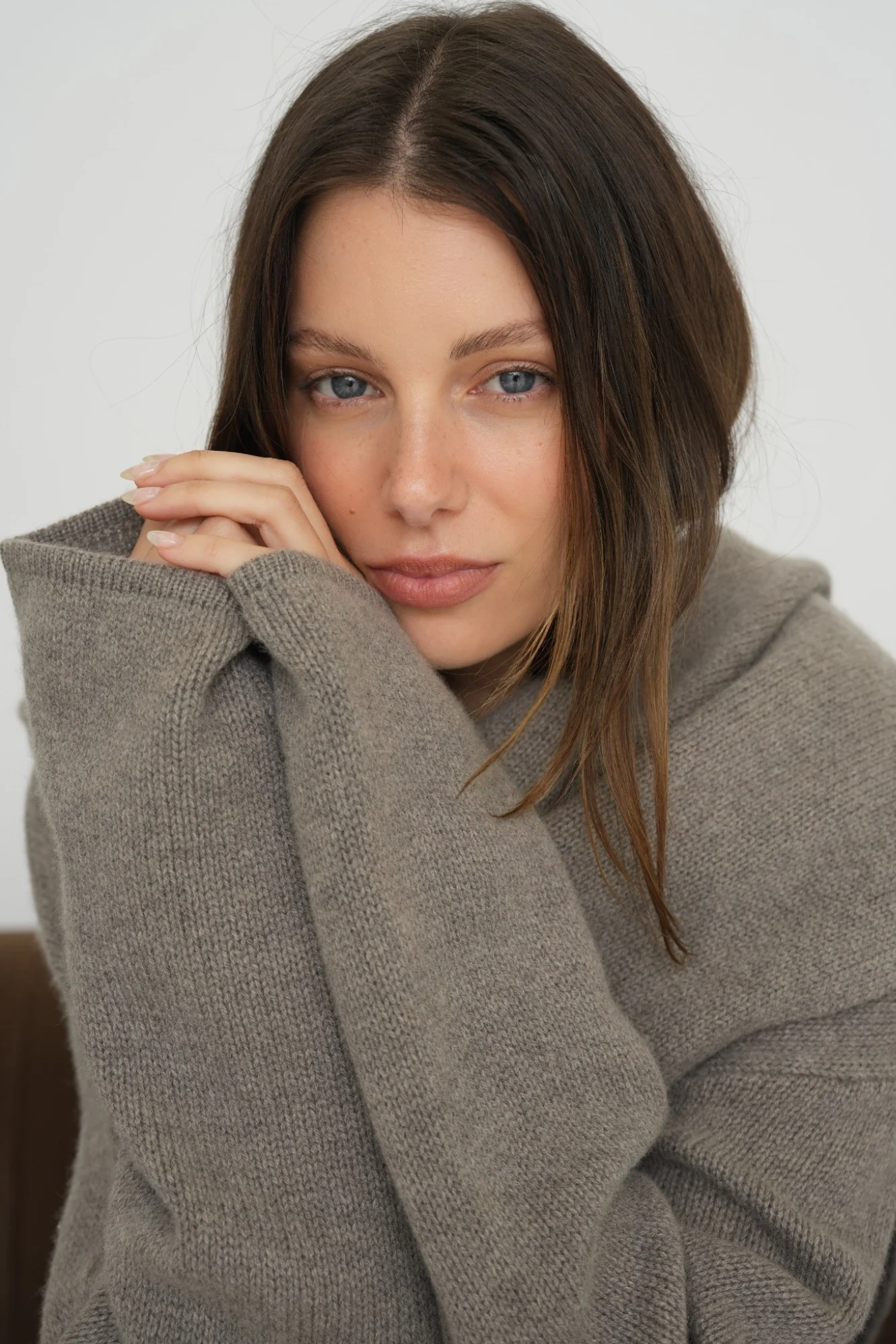 Cashmere Wool Blend Cardigan