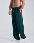 Pantalon long à cordon de serrage - Bleu marine