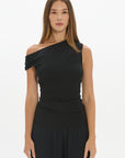 Chloe Off Shoulder Top - Black