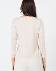 Como Long Sleeve Cardigan - Beige