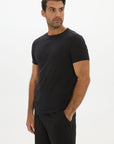 Fitted Crewneck T-Shirt - Black