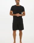 Fitted Crewneck T-Shirt - Black