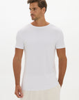 Fitted Crewneck T-Shirt - White