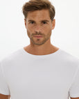 Fitted Crewneck T-Shirt - White