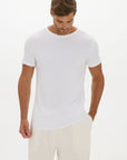 Fitted Crewneck T-Shirt - White