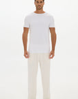 Fitted Crewneck T-Shirt - White